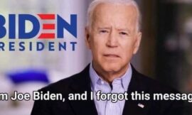 JOE BIDEN GETS NO RESPECT BECAUSE HE’S A DOOFUS